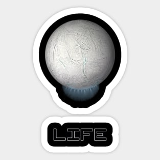 Life on Enceladus Sticker